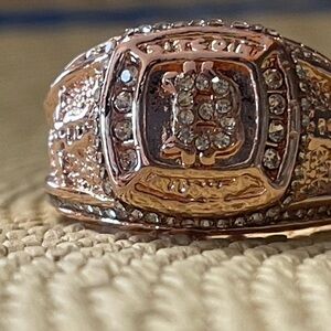 Men's BITCOIN Styled fashion Ring Size 10